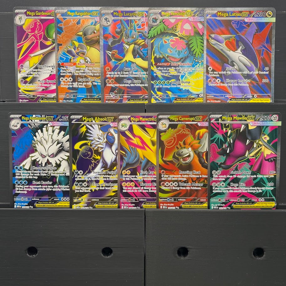 Mega Evolution Ex Sr Master Set