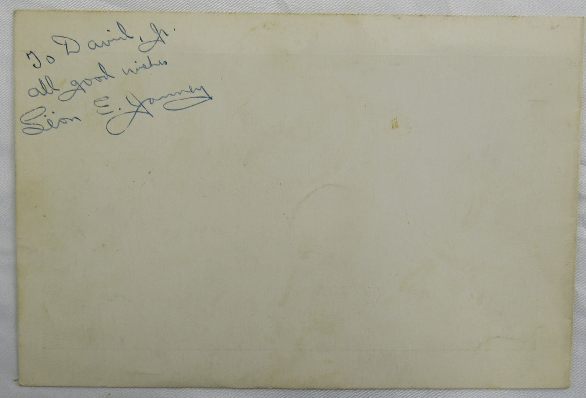 Leon Janney Signed Auto Lounge Mets Pamphlet