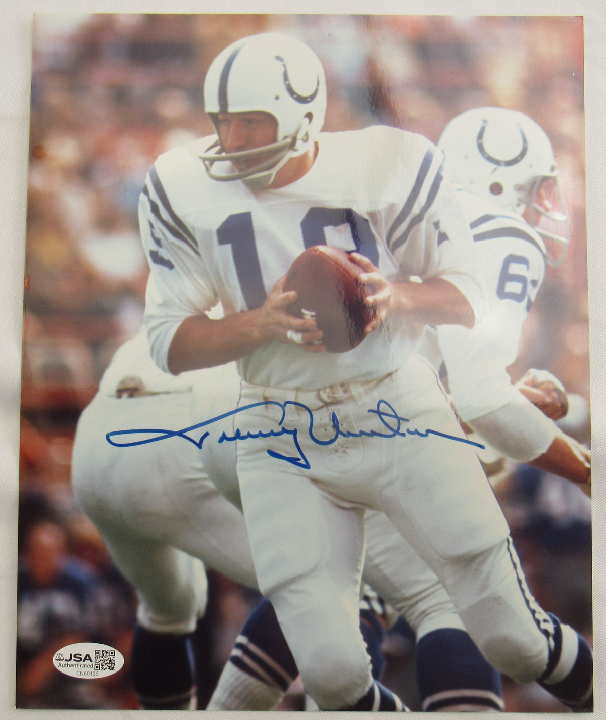 Johnny Unitas Signed 8X10 Photo Cn60135