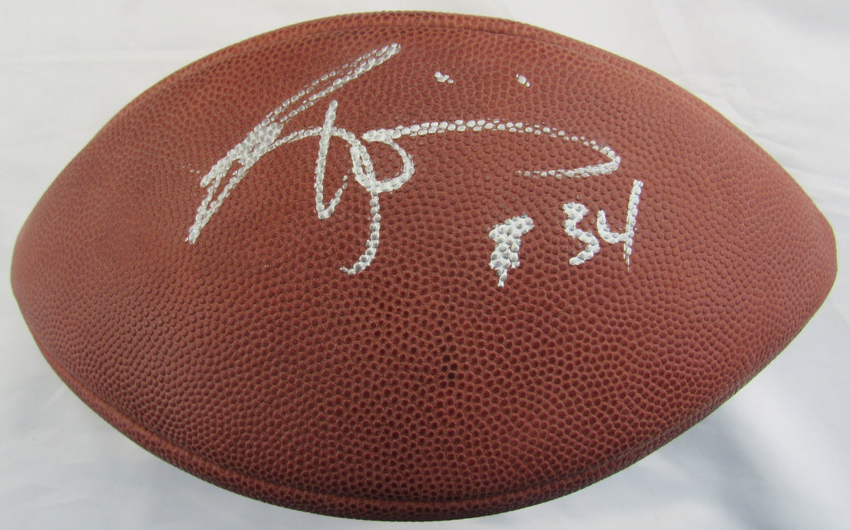 Ricky Williams Signed Wilson Paul Tagliabue Football PSA/Dna V94048
