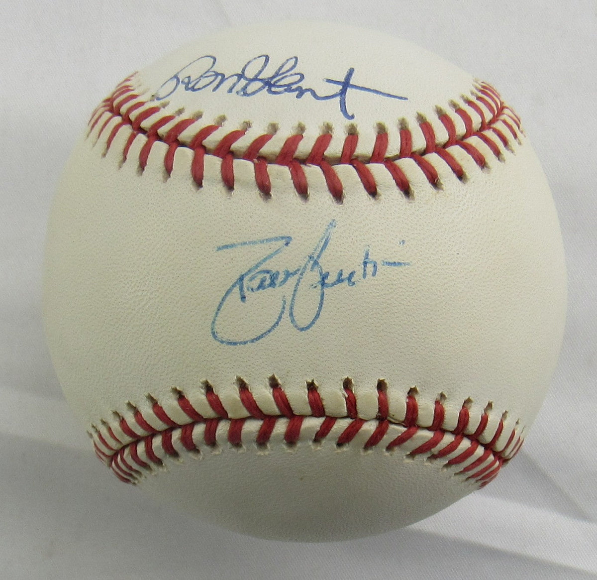 Ron Gant +1 Signed Auto Rawlings Baseball Jsa Cm07281
