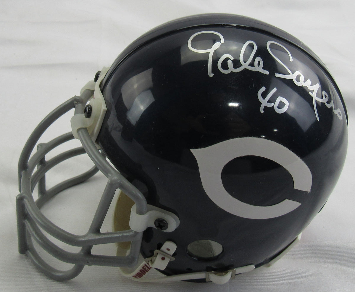 Gale Sayers Signed Auto Bears Mini Helmet Jsa Cl29268
