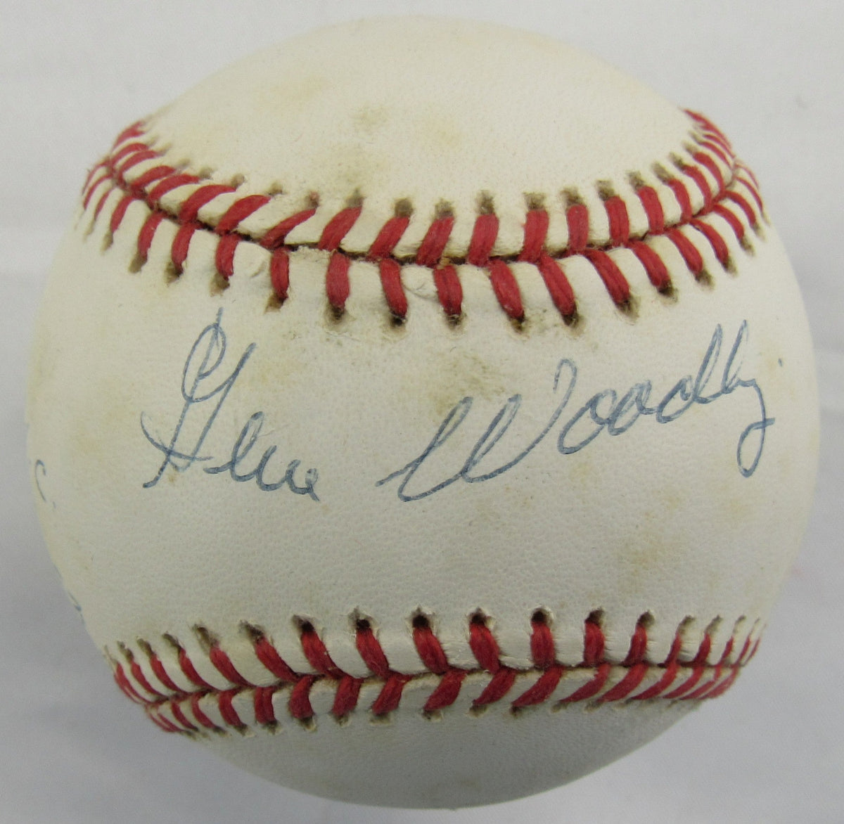 Gene Woodling Signed Auto Rawlings Baseball W/ Insc B170