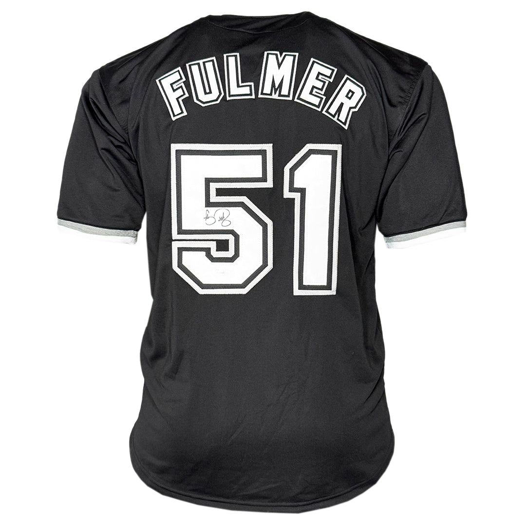 Carson Fulmer Signed Chicago Black Baseball Jersey (Jsa)