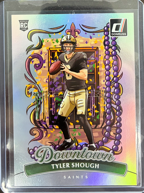 Sports Panini 2025 Panini Donruss Football - Tyler Shough #19 - Rookie Downtown Case Hit