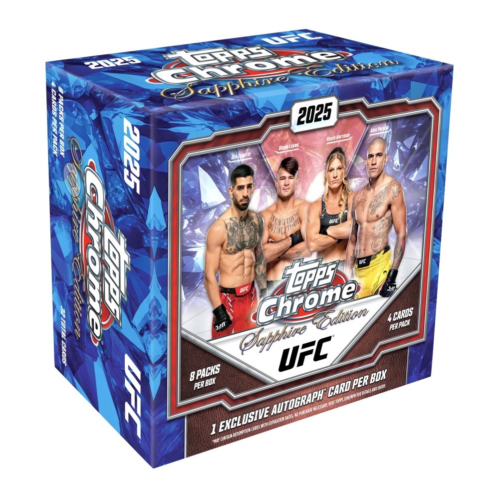 UFC MMA Topps 2025 Topps UFC Chrome Sapphire Edition Box