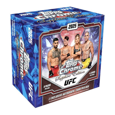 UFC MMA Topps 2025 Topps UFC Chrome Sapphire Edition Box