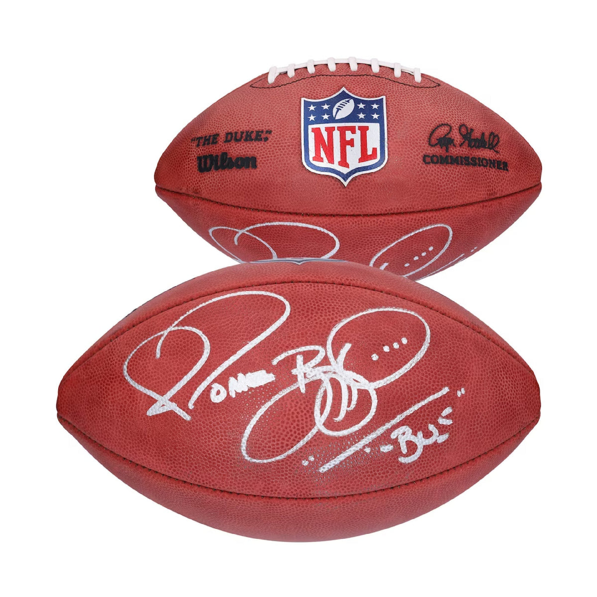 Fanatics Authentic Jerome Bettis Autographed Wilson "The Duke" Full Color Pro Football W/ "The Bus" Inscription