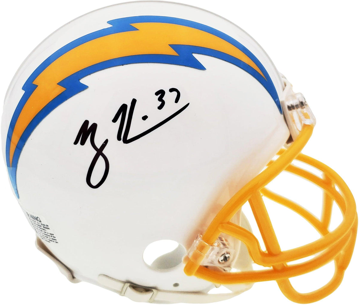 Rodney Harrison Autographed San Diego Chargers White Mini Helmet Beckett Bas Qr Stock #193942
