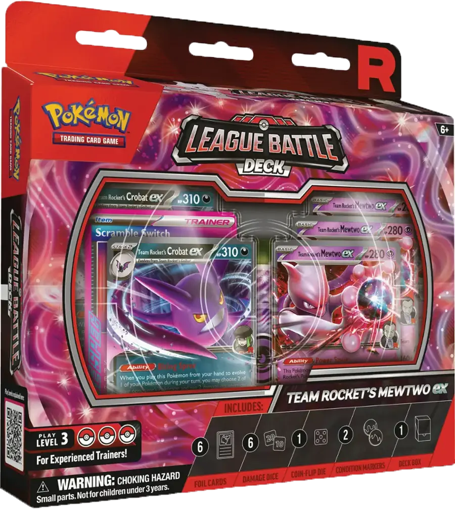 Team Rocket's Mewtwo Ex League Battle Deck