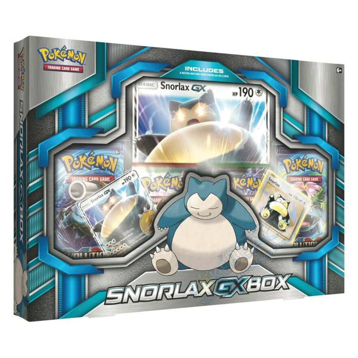 Pokemon Xy Evolutions Snorlax Gx Box