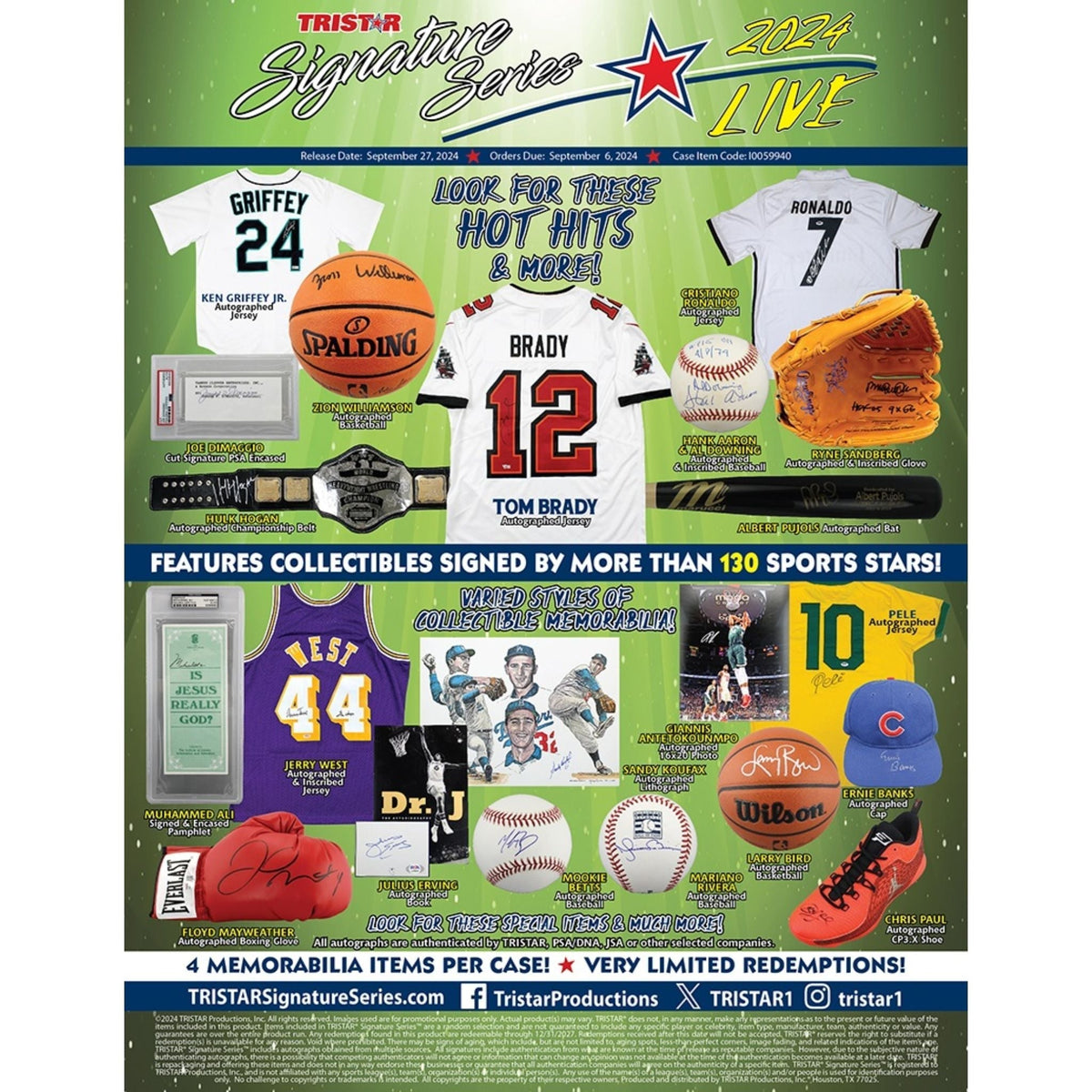 2024 Tristar Signature Series Live Multisport Hobby Box