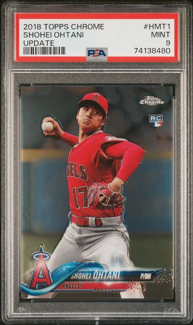 Baseball Topps Shohei Ohtani 2018 Topps Chrome Update Rc #Hmt1 PSA 9