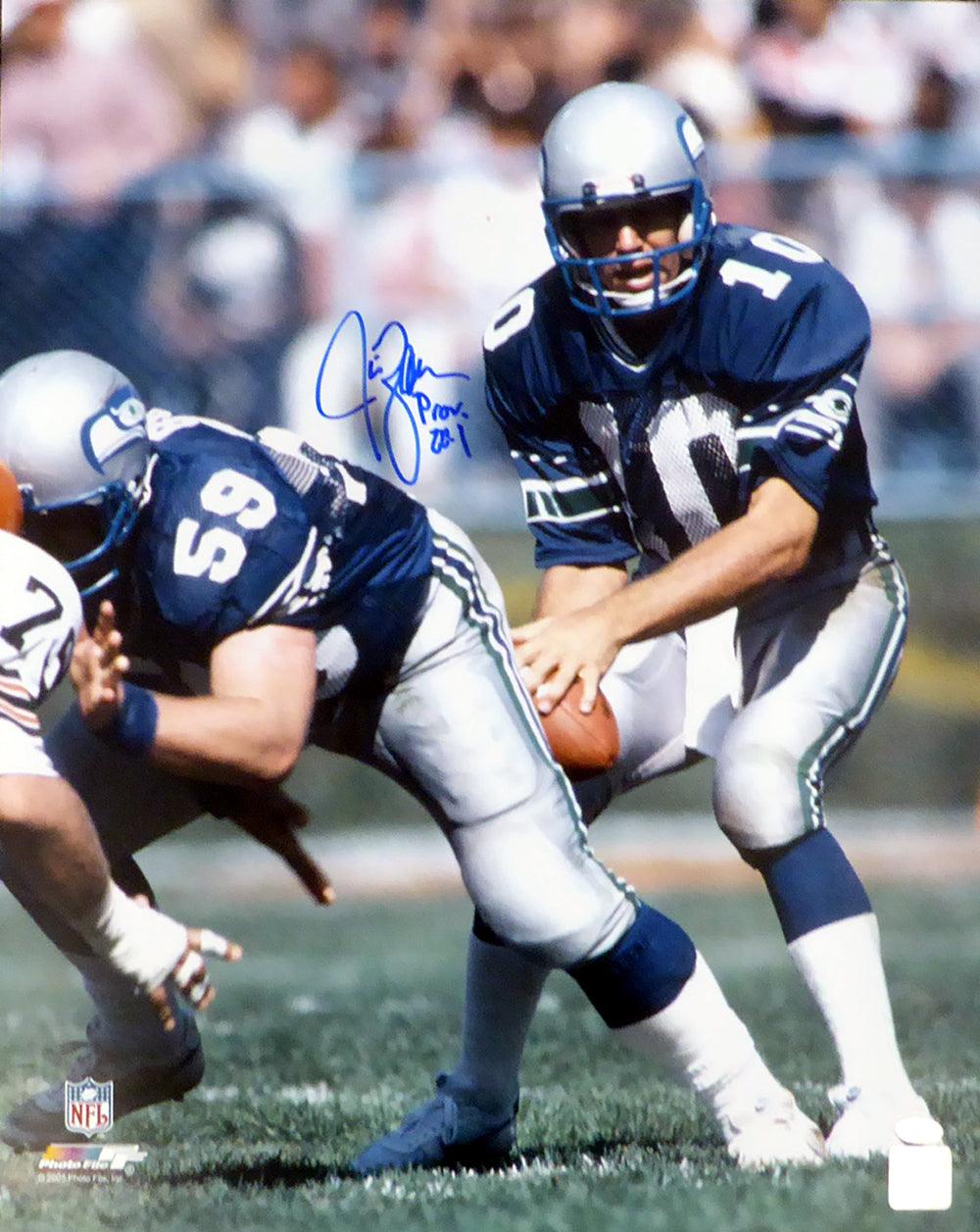 Jim Zorn Autographed 16X20 Photo Seattle Seahawks Mcs Holo Stock #124710