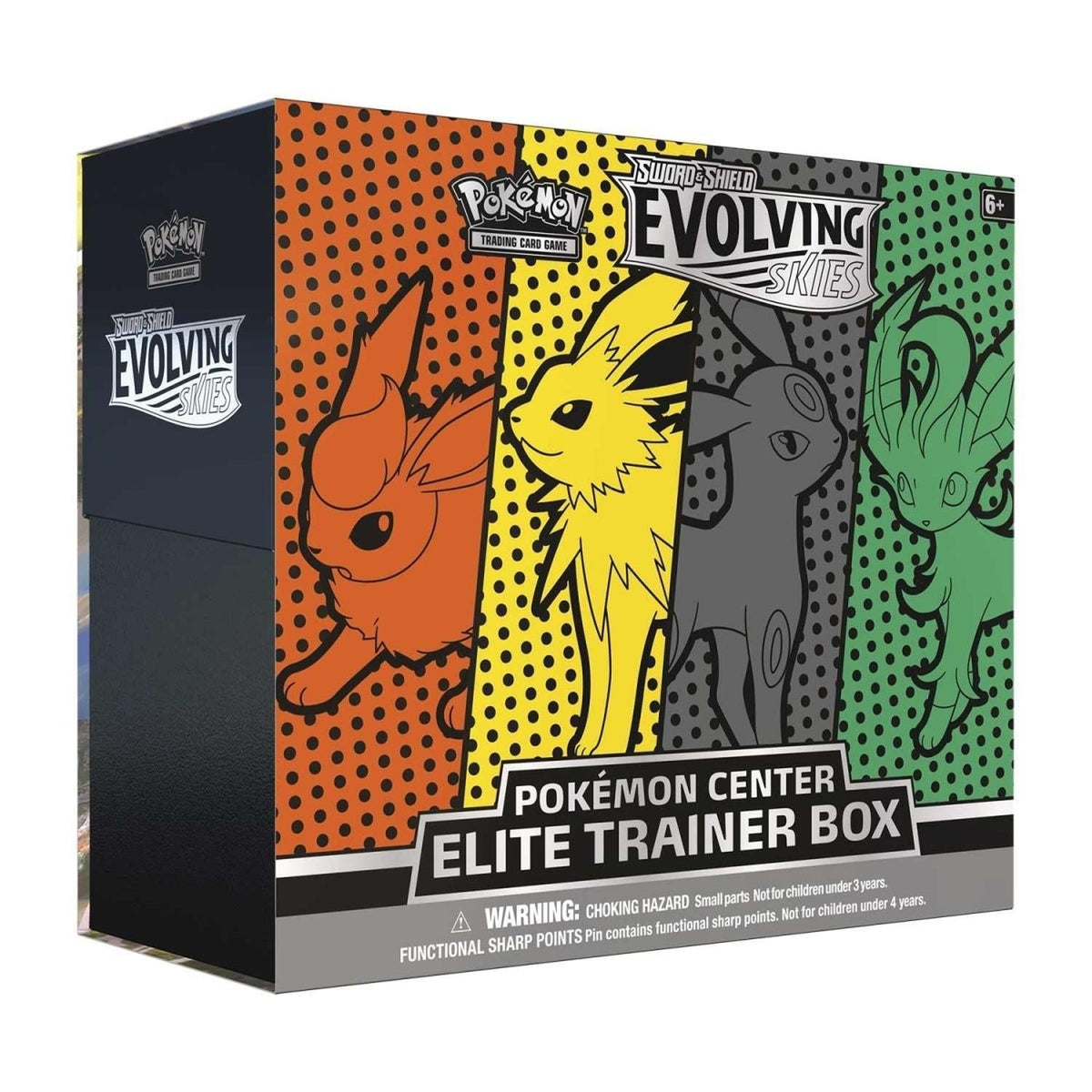 Pokémon Pokemon: Evolving Skies Elite Trainer Box Pkmn Center [Flareon/Jolteon/Umbreon/Leafeon] - Swsh07: Evolving Skies (Swsh07)