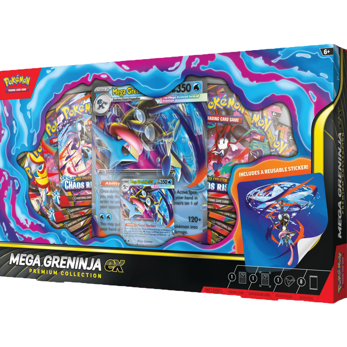 Mega Greninja Ex Premium Collection (Chaos Rising)