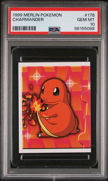 PSA (Gem Mt 10) Charmander #178 - Merlin Pokemon (#98155088)