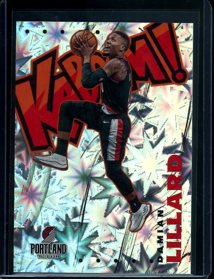 2019-20 Panini Crown Royale Damian Lillard Kaboom Ssp Trail Blazers