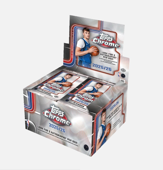Basketball Topps 2025-26 Topps Chrome Basketball Jumbo Box