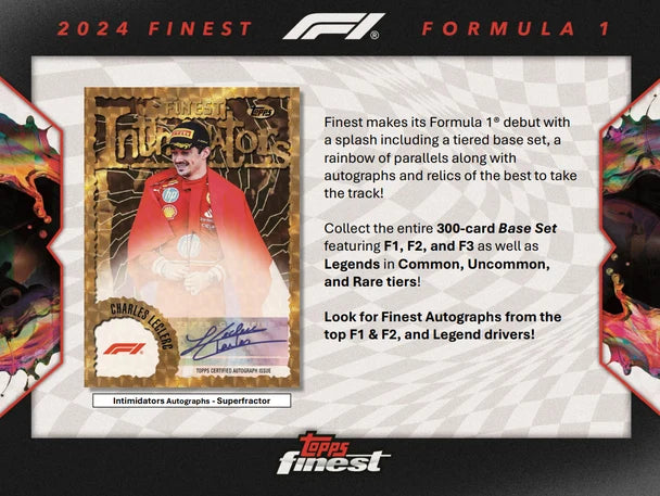 Racing Topps 2024 Topps Finest Formula 1 Racing Hobby Box