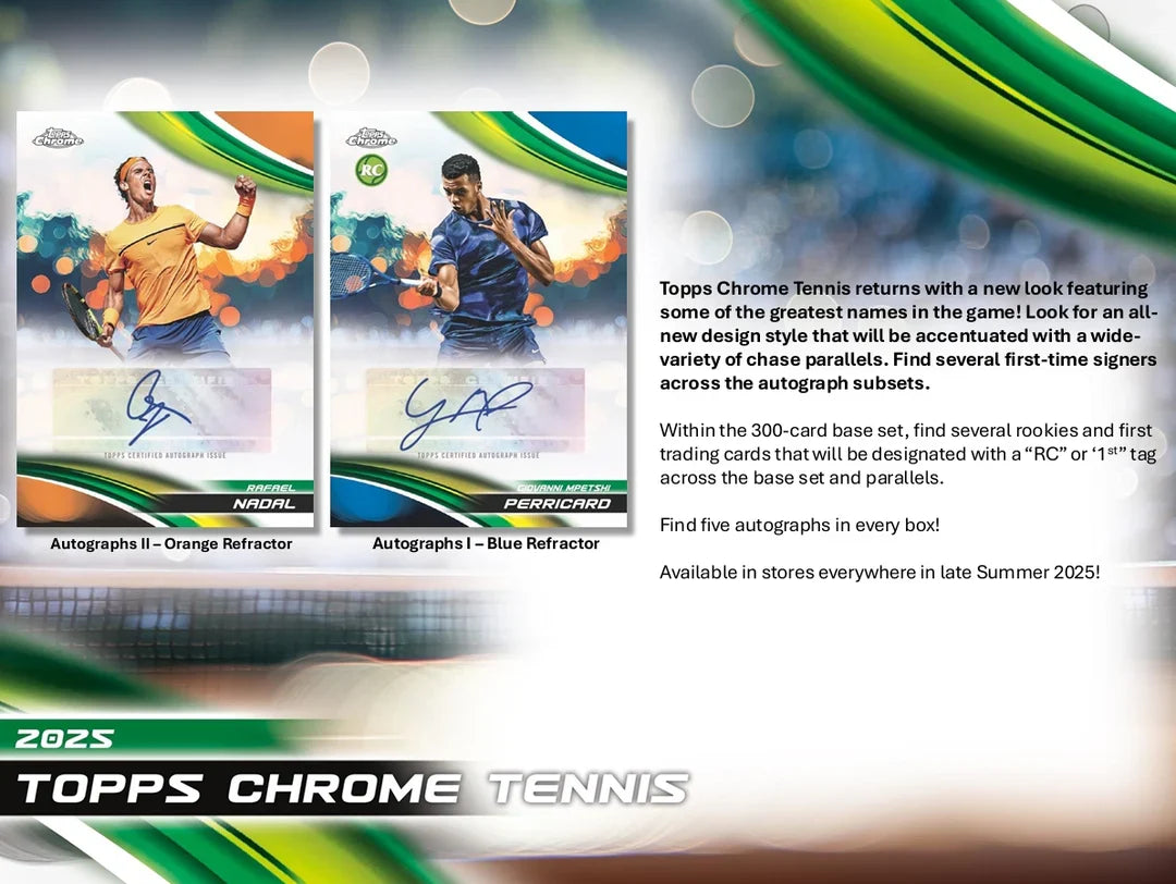 Tennis Topps 2025 Topps Chrome Tennis Hobby Breaker'S Delight Box