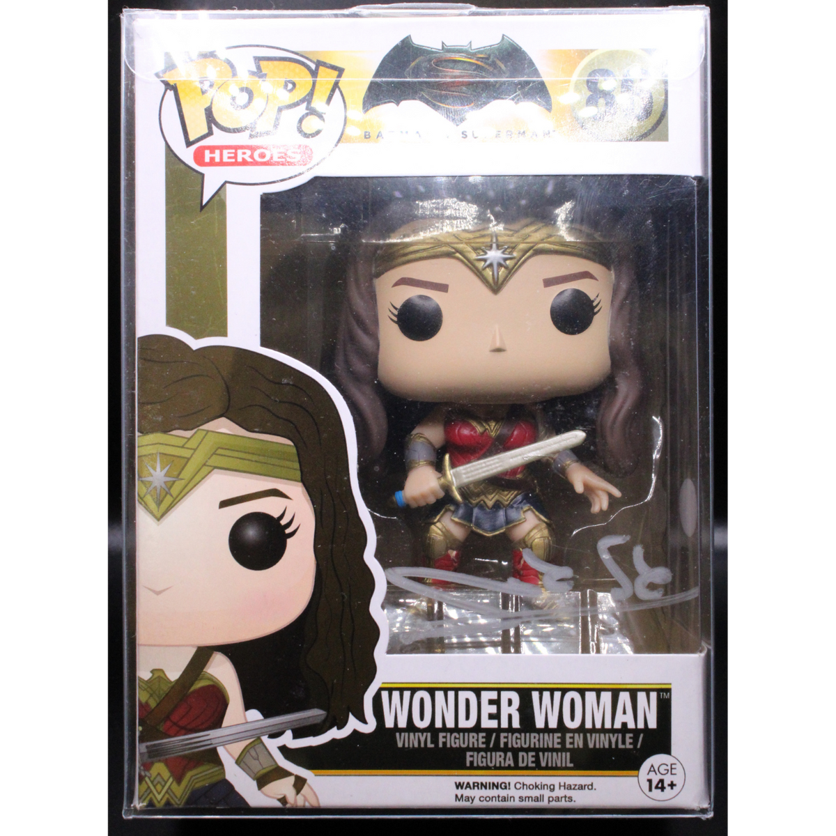 Sports Gal Gadot Signed Wonder Woman Funko Pop! #86 Batman Vs Superman