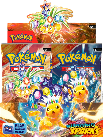 Pokémon Scarlet & Violet - Surging Sparks Booster Box - Pokemon TCG