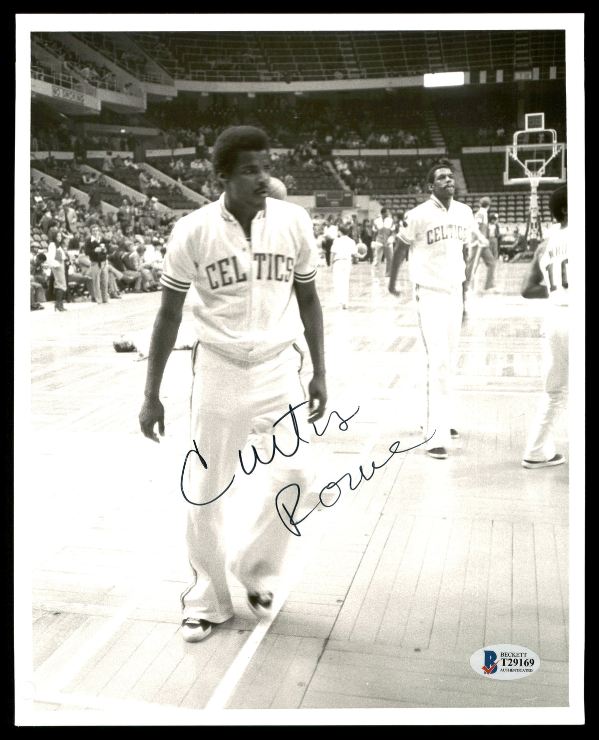 Curtis Rowe Autographed 8X10 Photo Boston Celtics Beckett Bas #T29169