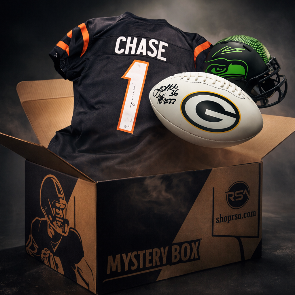 Trifecta Football Memorabilia Autograph Combo Box - Series 3