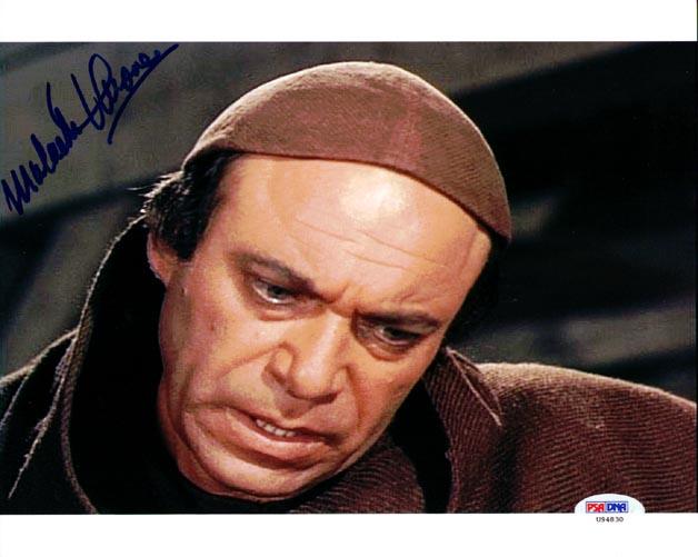 Malachi Throne Autographed 8X10 Photo Big Valley PSA/Dna #U94830