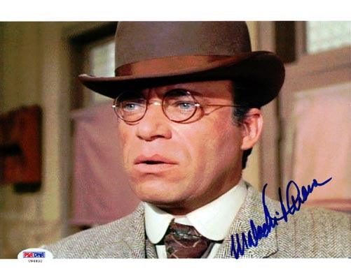 Malachi Throne Autographed 8X10 Photo Big Valley PSA/Dna #U94832