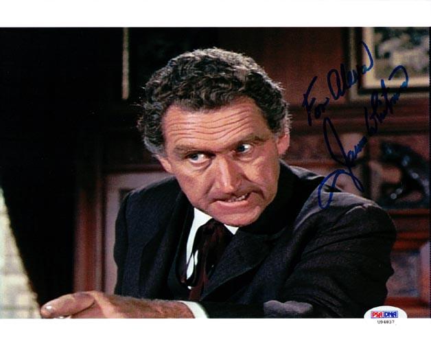 James Whitmore Autographed 8X10 Photo Big Valley PSA/Dna #U94837