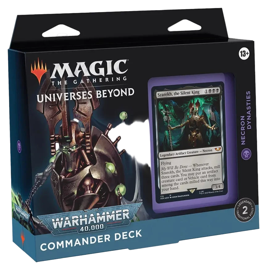 Magic The Gathering Universes Beyond: Warhammer 40,000 - Necron Dynasties Commander Deck