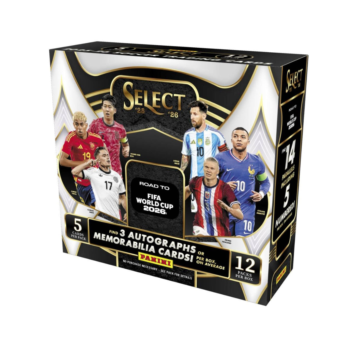 2025-26 Panini Select Road To The World Cup Hobby 12 Box Case