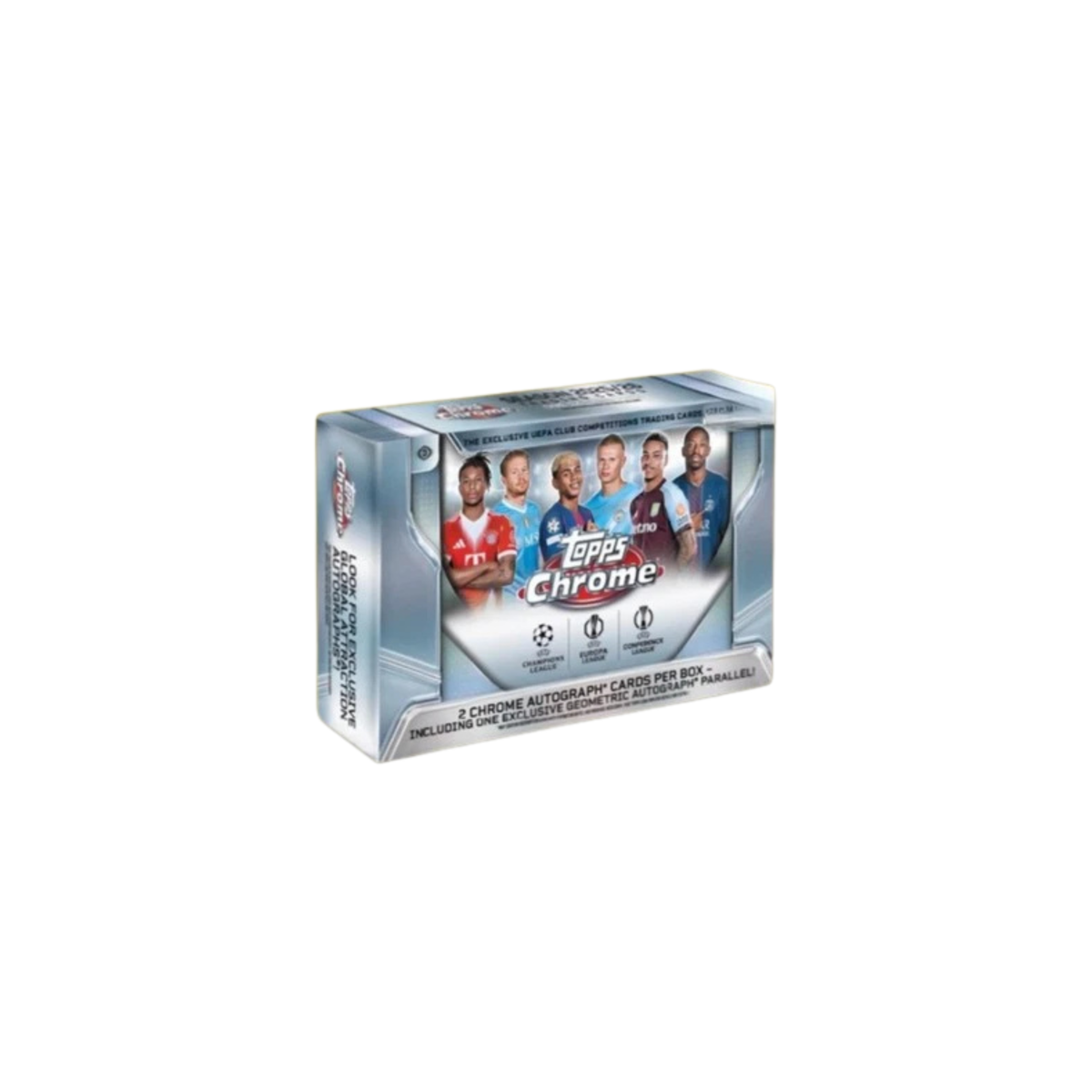 2025-26 Topps Uefa Club Competitions Chrome Soccer Breaker's Delight 6 Box Case