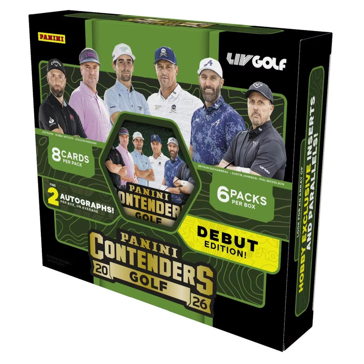 Golf Panini 2026 Panini Contenders Liv Golf Hobby Box