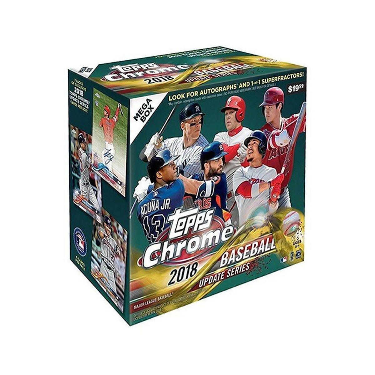 Baseball Topps 2018 Topps Chrome Update Baseball Mega Box