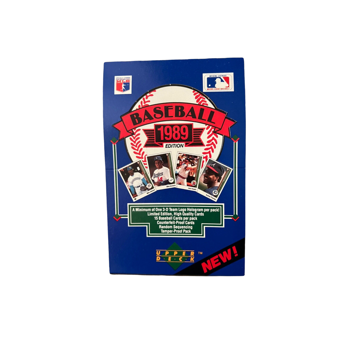 Baseball Upper Deck 1989 Upper Deck Low Series Baseball Box 36 Sealed Packs