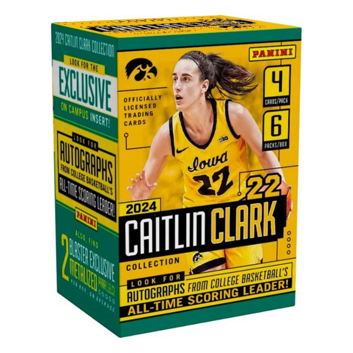 Basketball Panini 2024 Panini Caitlin Clark Collection Blaster 20 Box Case