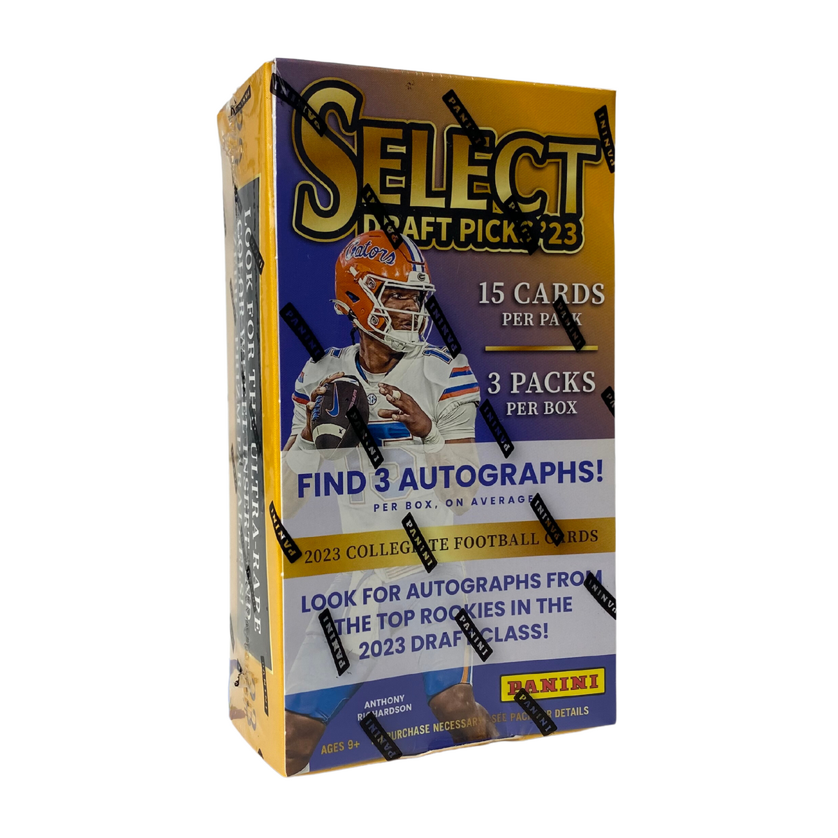 Football Panini 2023 Panini Select Draft Picks Football Hobby 12 Box Case