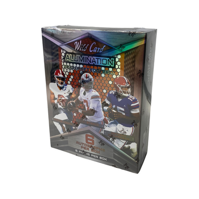 Sports 2023 Wild Card Alumination Draft Football Hobby 12 Box Case