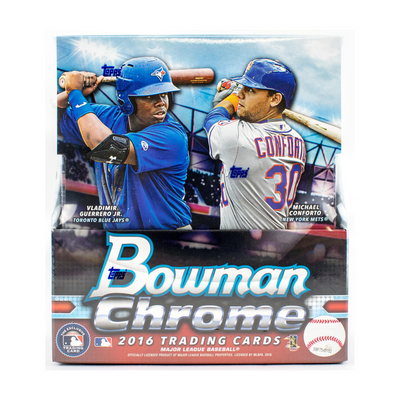 Baseball Topps 2016 Bowman Chrome Baseball Hobby Box