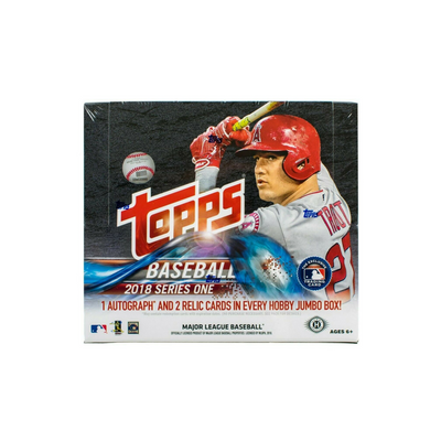 Baseball Topps 2018 Topps Baseball Series One Hobby Jumbo Box