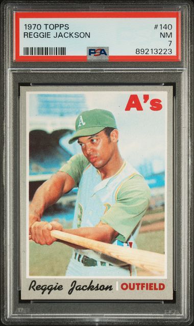 Baseball Topps Reggie Jackson 1970 Topps #140 PSA 7