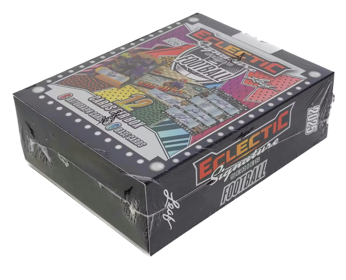 Sports 2025 Leaf Eclectic Signature Series Football Hobby Box