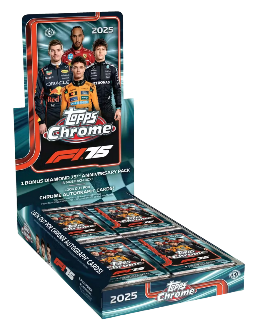 Racing Topps 2025 Topps Chrome Formula 1 Hobby Box