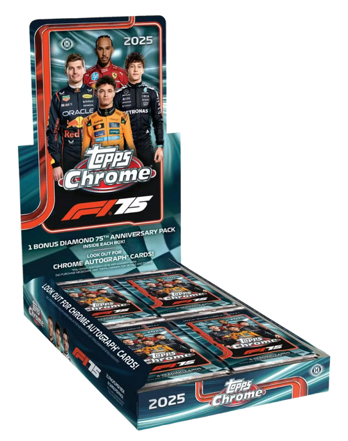 Racing Topps 2025 Topps Chrome Formula 1 Hobby Box