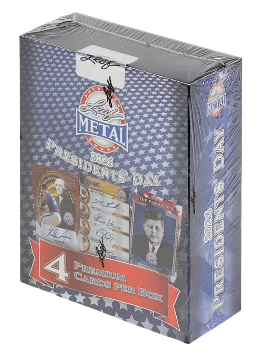 Pokémon 2026 Leaf Metal Presidents' Day Hobby Box