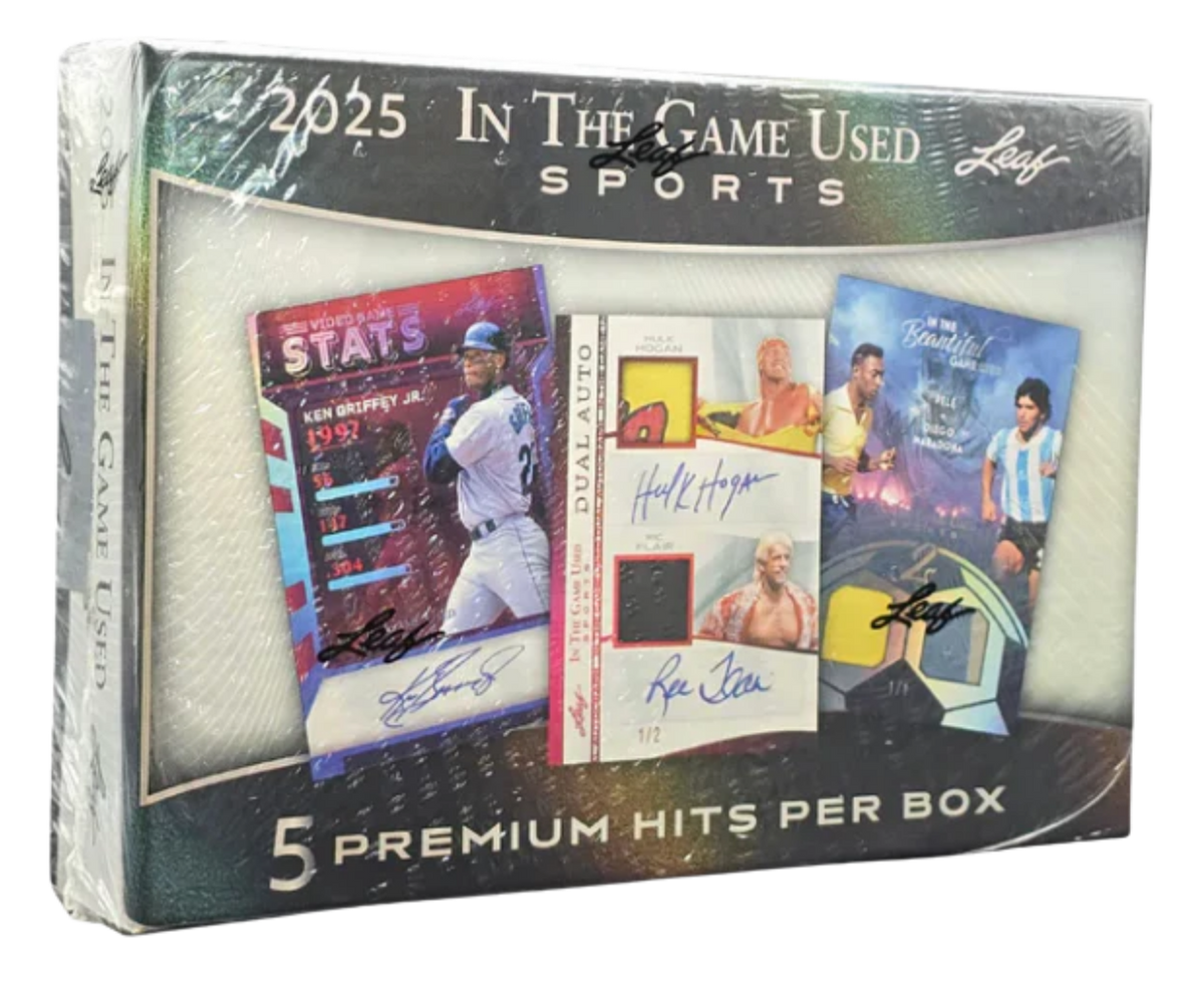 Sports 2025 Leaf In The Game Used Sports Hobby Box