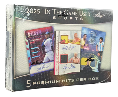 Sports 2025 Leaf In The Game Used Sports Hobby Box